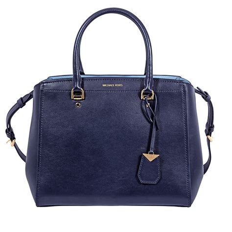 michael kors benning large leather satchel|Benning Large Leather Satchel .